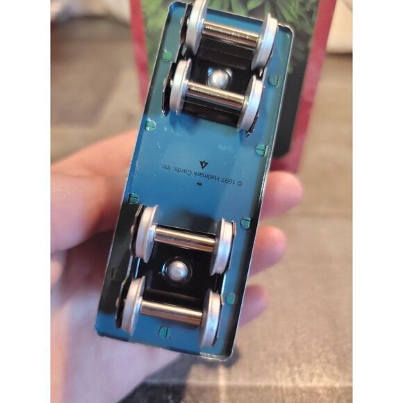 Hallmark 1997 Yuletide Central ornament Xmas Decor train - Picture 3 of 5